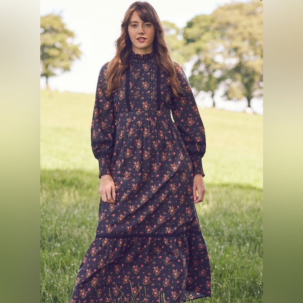 Laura Ashley X Joanie Floral Prairie Dress